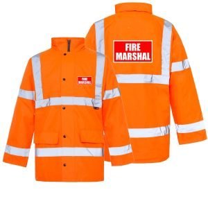 Fire marshal Hi VisTraffic Jacket orange